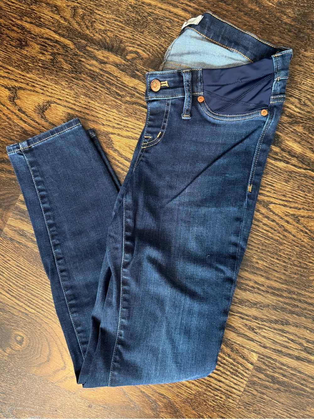 Madewell Maternity Skinny Side Panel Jeans